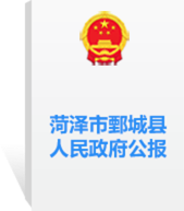 菏泽市鄄城县人民政府公报